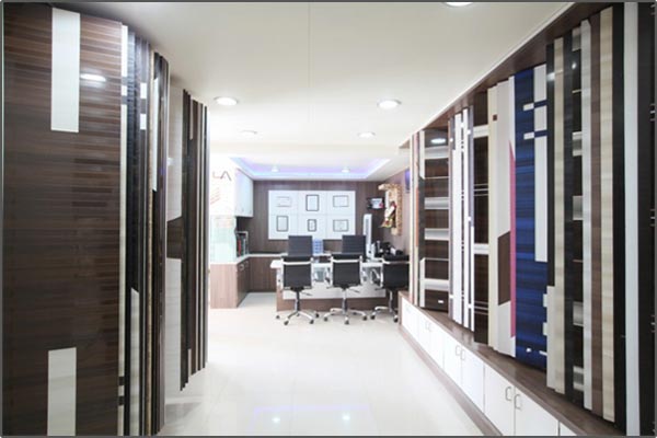 Our laminate showroom